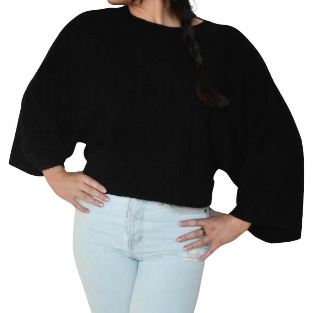 NEW FALCON PARK adelyn sweater in black